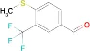 4-(Methylthio)-3-(trifluoromethyl)benzaldehyde