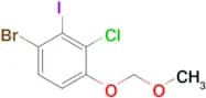 4-Bromo-2-chloro-3-iodo-1-(methoxymethoxy)benzene