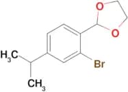 2-(2-Bromo-4-propan-2-ylphenyl)-1,3-dioxolane