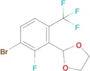 2-[3-Bromo-2-fluoro-6-(trifluoromethyl)phenyl]-1,3-dioxolane