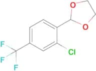 2-[2-Chloro-4-(trifluoromethyl)phenyl]-1,3-dioxolane