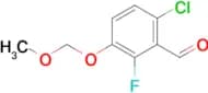 6-Chloro-2-fluoro-3-(methoxymethoxy)benzaldehyde