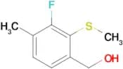 [3-Fluoro-4-methyl-2-(methylsulfanyl)phenyl]methanol