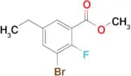Methyl 3-bromo-5-ethyl-2-fluorobenzoate