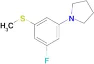 1-(3-Fluoro-(5-methylsulfanyl)phenyl)pyrolidine