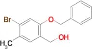 [2-(benzyloxy)-4-bromo-5-methylphenyl]methanol