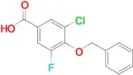 3-Chloro-5-fluoro-4-(phenylmethoxy)-benzoic acid