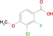3-Chloro-2-fluoro-4-methoxybenzoic acid