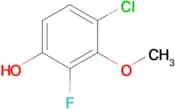 4-Chloro-2-fluoro-3-methoxyphenol