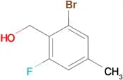 (2-Bromo-6-fluoro-4-methylphenyl)methanol
