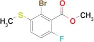 Methyl 2-Bromo-6-fluoro-3-(methylsulfanyl)benzoate