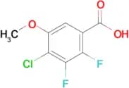 4-Chloro-2,3-difluoro-5-methoxybenzoic acid