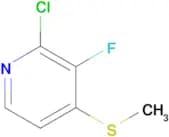 2-Chloro-3-fluoro-4-(methylthio)pyridine