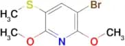 5-Bromo-2,6-dimethoxy-3-methylsulfanylpyridine