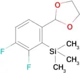 2-[3.4-Difluoro-2-(trimethylsilyl)phenyl]-1,3-dioxolane