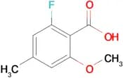 2-Fluoro-6-methoxy-4-methyl-benzoic acid
