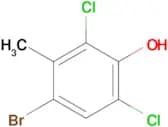 4-Bromo-2,6-dichloro-3-methylphenol