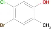4-Bromo-5-chloro-2-methylphenol