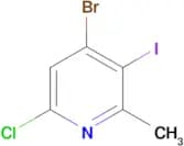4-Bromo-6-chloro-3-iodo-2-methylpyridine