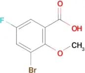 3-Bromo-5-fluoro-2-methoxybenzoic acid