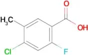 4-Chloro-2-fluoro-5-methylbenzoic acid