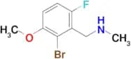1-(2-Bromo-6-fluoro-3-methoxyphenyl)-N-methylmethanamine