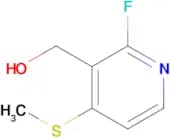 2-Fluoro-4-(methylthio)-3-pyridinemethanol