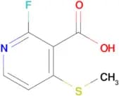 2-Fluoro-4-(methylsulfanyl)pyridine-3-carboxylic acid