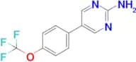 5-[4-(Trifluoromethoxy)phenyl]pyrimidin-2-amine
