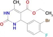 Ethyl 4-(3-bromo-4-fluorophenyl)-6-methyl-2-oxo-1,2,3,4-tetrahydropyrimidine-5-carboxylate