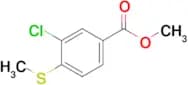 3-Chloro-4-(methylthio)-benzoic acid methyl ester