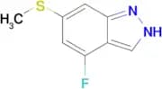 4-fluoro-6-(methylsulfanyl)-2H-indazole