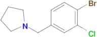 1-[(4-Bromo-3-chlorophenyl)methyl]-pyrrolidine