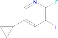 5-Cyclopropyl-2-fluoro-3-iodopyridine