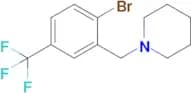 1-[[2-bromo-5-(trifluoromethyl)phenyl]methyl]-piperidine