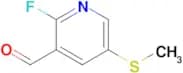 2-Fluoro-5-(methylthio)nicotinaldehyde