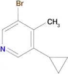 5-Bromo-3-cyclopropyl-4-methylpyridine