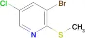 3-Bromo-5-chloro-2-(methylsulfanyl)pyridine