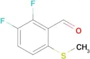 2,3-Difluoro-6-(methylthio)benzaldehyde