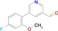 5-(4-Fluoro-2-methoxyphenyl)pyridine-3-carboxaldehyde
