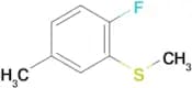 1-Fluoro-4-methyl-2-(methylsulfanyl)benzene