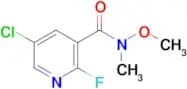 5-Chloro-2-fluoro-N-methoxy-N-methyl-3-pyridinecarboxamide