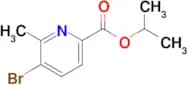 5-Bromo-6-methylpyridine-2-carboxylic acid isopropyl ester