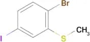 1-Bromo-4-iodo-2-(methylthio)benzene