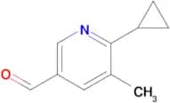 2-Cyclopropyl-3-methylpyridine-5-carbaldehyde