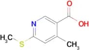 4-Methyl-6-methylsulfanyl-nicotinic acid