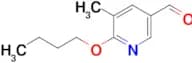 2-Butoxy-3-methylpyridine-5-carboxaldehyde