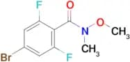 4-Bromo-2,6-difluoro-N-methoxy-N-methylbenzamide