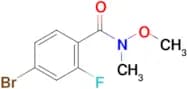 4-Bromo-2-fluoro-N-methoxy-N-methylbenzamide