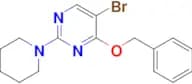4-Benzyloxy-5-bromo-2-(piperidin-1-yl)-pyrimidine